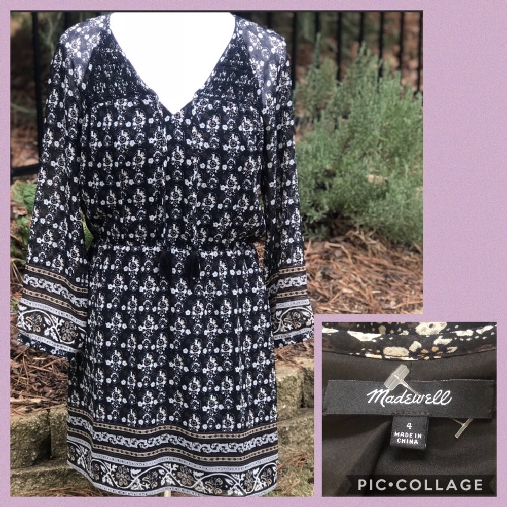 Madewell Woodland Dress - Artisan Floral Size 4